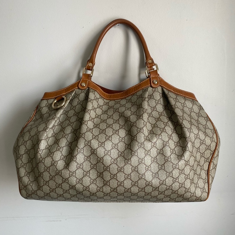 Authentic Vintage Gucci Sukey Large Tote Bag